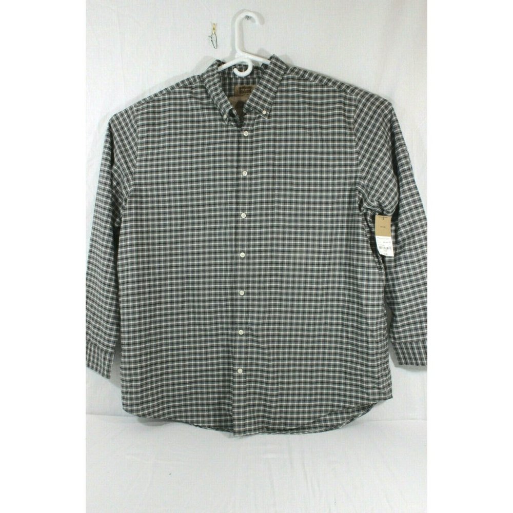 NWT Sz 3XL Tall Foundry Easy Care Plaid Long